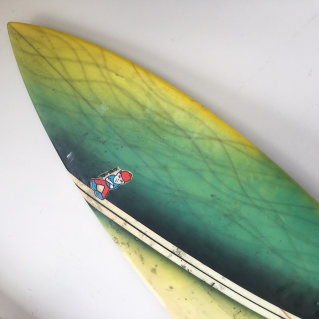 SURFBOARD, Green / Yellow